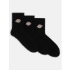 Čierne polovysoké ponožky Dickies Valley Grove Mid Black 3-Pack