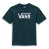 Pánske tmavo zelené tričko Vans MN Vans Classic Deep Teal/White