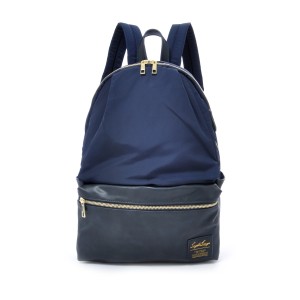 Modrý mestský ruksak LEGATO LARGO Grosgrain-Like - 10 Pockets NV
