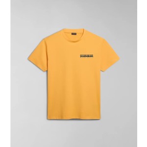 Dámske žlté tričko s potlačou Napapijri S-Kotcho Y1J Yellow Kumquat