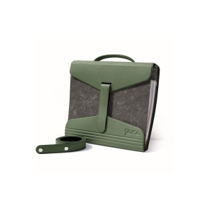 Zelená Kaki taška na zložky Yaka Binder Carrier