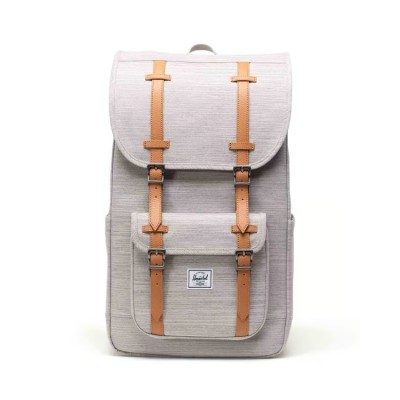 Mestský šedý ruksak Herschel Little America™ Backpack Light Grey Crosshatch