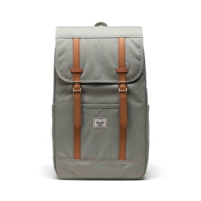 Mestský šedý ruksak Herschel Retreat™ Backpack Seagrass/White Stitch