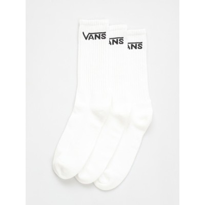 Biele ponožky Vans Classic Crew Rox White 3-Pack