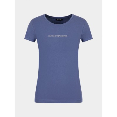 Dámske modré tričko Emporio Armani T-Shirt 07234 Denim W