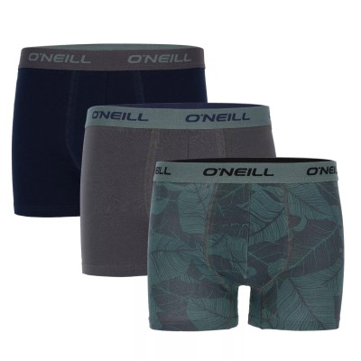 Pánske boxerky O´Neill 3-pack | Men boxer O´Neill palm & plain O'Neill