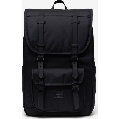 Mestský čierny ruksak Herschel Little America™ Mid Backpack Black Tonal