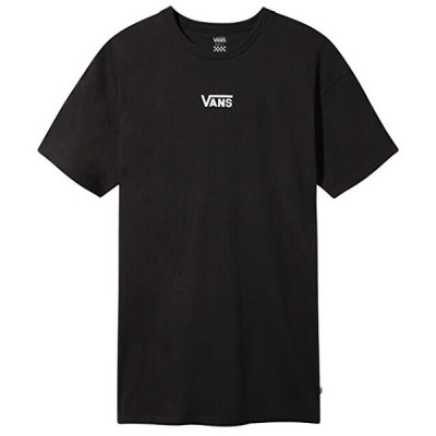 Dámske čierne tričkové šaty Vans Center Vee Tee