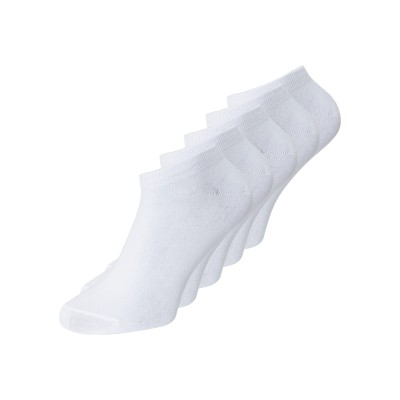 Biele členkové ponožky Jack & Jones JACDONGO 5 pack