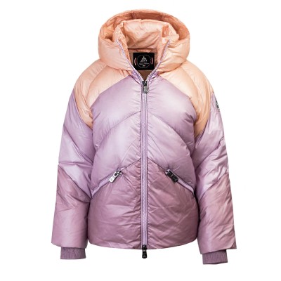 Dámska ružová zimná bunda s kapucňou Jott Stellar 8500