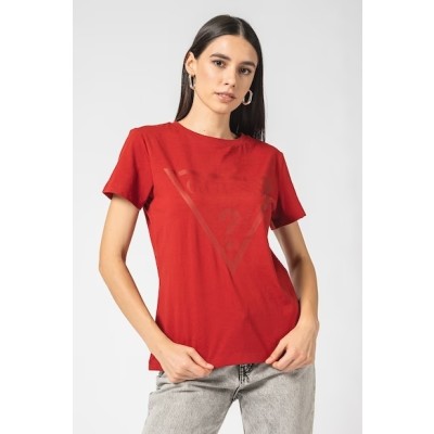 Dámske červené tričko Guess Jeans T-Shirt G524 Bohemian Red W