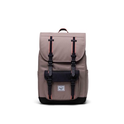 Mestský ružovo-béžový ruksak Herschel Little America™ Mid Backpack Taupe Gray/Black/Shell Pink