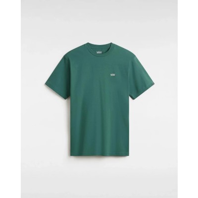 Pánske zelené  tričko Vans Left Chest Logo T Bistro Green