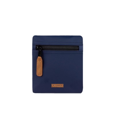 Modré bočné vrecko s imitáciou kože na batoh Cabaia S Marselisborg