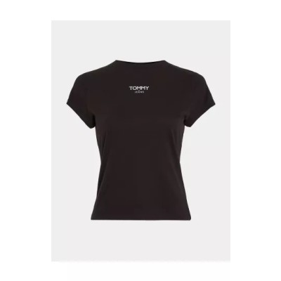 Dámske čierne tričko Tommy Jeans T-Shirt BDS Black W