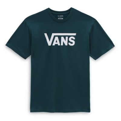 Pánske tmavo zelené tričko Vans MN Vans Classic Deep Teal/White