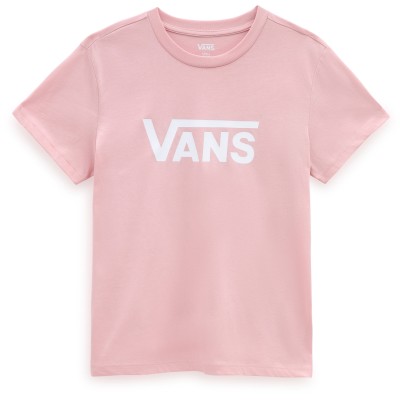 Dámske ružové tričko Vans WM Drop V SS Crew-B W SLVPK