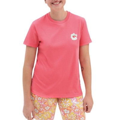 Dámske ružové tričko Vans Apple Puff BFF Calypso Coral W